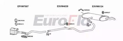 Система выпуска ОГ EuroFlo VWGOLP20D 1004A